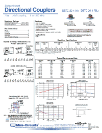 Datasheet DBTC-20-4-75+ manufacturer Mini-Circuits